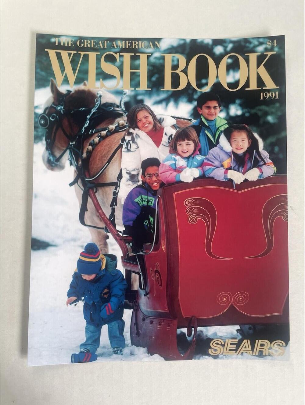 Sears Wish Book 1991 Cover High Quality Paper PRINT Christmas XMAS 8.5" x 11"
